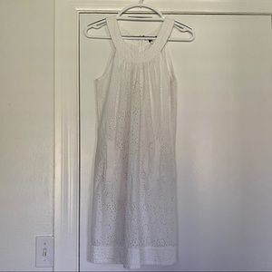 J.Crew Factory white eyelet dress